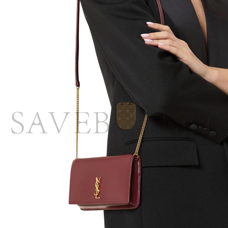 Y*L cassandre phone holder in smooth leather 635095 (18*11*2.5cm)